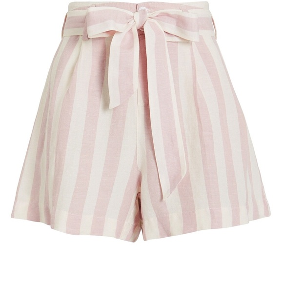 Rails Pants - Rails Katy Stripes Shorts Size M New Pink & White